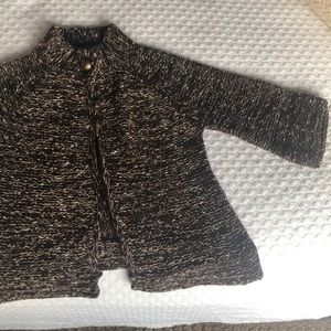 BCBG Max Azria Brown, Pink Cream Marled sweater